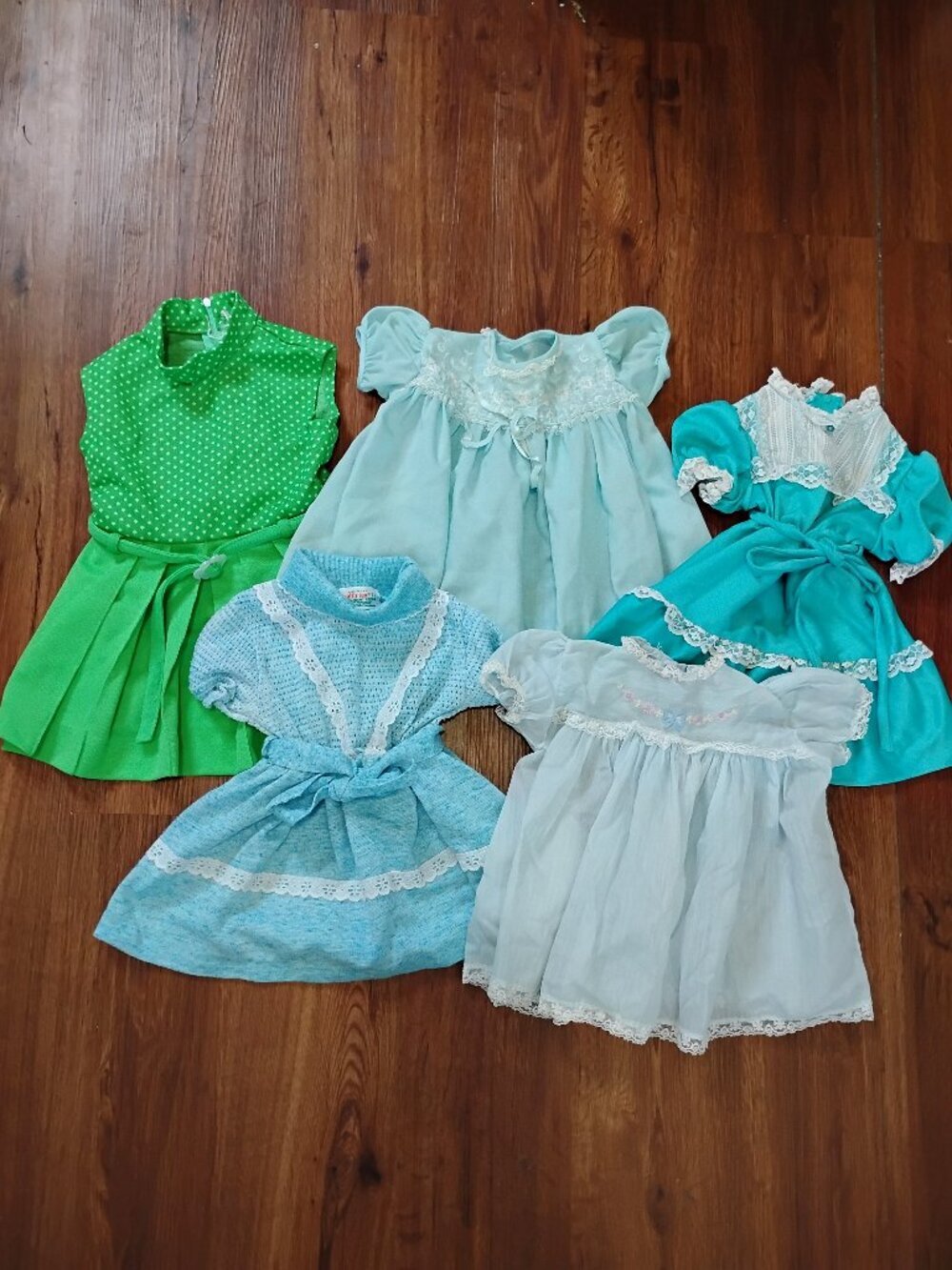 Vintage Pretti Lee Penney's Toddler Time Dresses Baby Kid Lot Bundle (5)